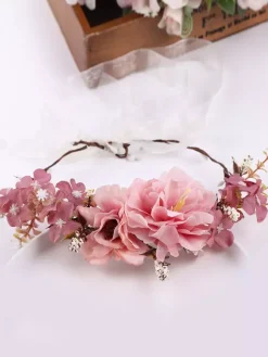 Couronne de fleur de mariage accessoire de mariage
