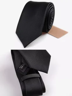 Cravate Élégante En Polyester Pour Homme Soirée Mariage Bal Rendez-Vous