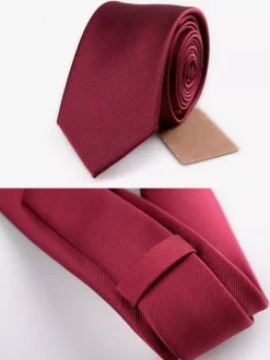 Cravate Élégante En Polyester Pour Homme Soirée Mariage Bal Rendez-Vous