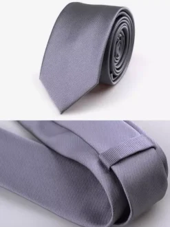 Cravate Élégante En Polyester Pour Homme Soirée Mariage Bal Rendez-Vous
