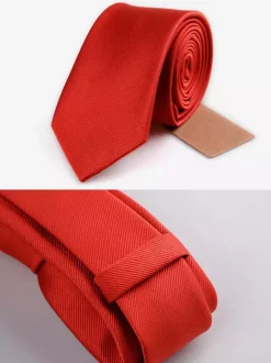 Cravate Élégante En Polyester Pour Homme Soirée Mariage Bal Rendez-Vous