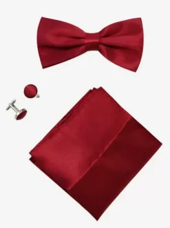 Cravate Ensemble Pour Homme Carré De Poche Bouton Accessoire Costume Chic