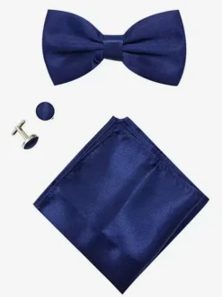 Cravate Ensemble Pour Homme Carré De Poche Bouton Accessoire Costume Chic