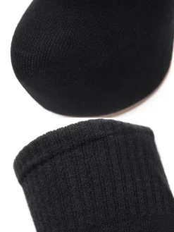 Cuissardes sexy femme noir en pu plateforme talon haut