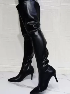 Cuissardes à talons hauts pour femmes