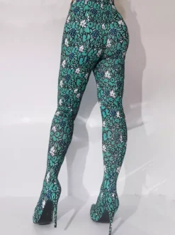 Cuissards Bout Pointu Talon Aiguille Tissu Élastique Pour Femmes