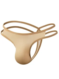 Cullotte Sexy Homme Lingerie Sexy à Lacets Croisés Unicolore