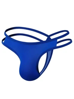 Cullotte Sexy Homme Lingerie Sexy à Lacets Croisés Unicolore