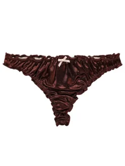 Culotte Lingerie Sexy Femme en Dentelle Unicolore