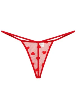Culotte & String Sous-vêtements Femme Moulant Unicolore en Mousselines Creusant Sexy Culotte & String Sous-vêtements Moulant