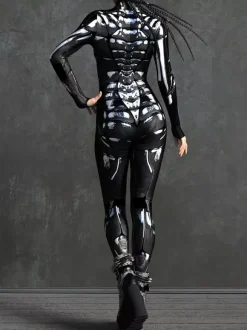 Cyberpunk Combinaisons zentai motifs Halloween Combinaison zentai pour adulte imprimé écailles de poisson lycra et spandex costumes sexy