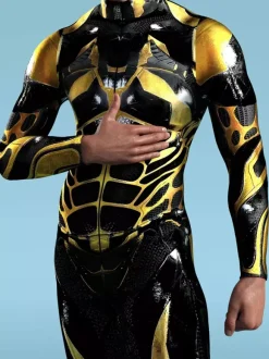 Cyberpunk Combinaisons Zentai à motifs Combinaison cyberpunk Future Tech Combinaison d'armure intégrale imprimée en 3D