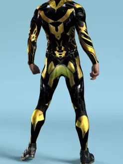 Cyberpunk Combinaisons Zentai à motifs Combinaison cyberpunk Future Tech Combinaison d'armure intégrale imprimée en 3D