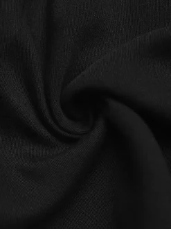 Débardeur noir en viscose dos nu élégant pour femme idéal pour l'été