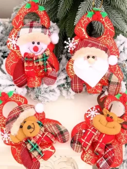 Décoration De Fête De Noël Père Renne Noël En Fibre De Polyester Déguisement Noël Cadeau Enfant