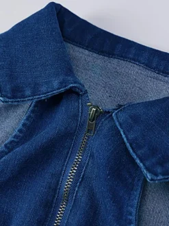 Denim Combinaison Sans Manches Femme Denim Jeans 2026