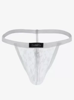 Dentelle Hommes Lingerie Piping Sheer Sexy String Lingerie