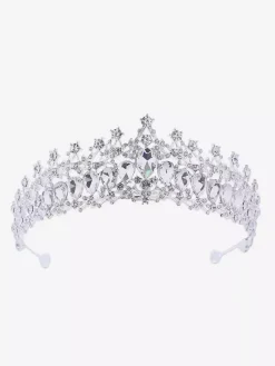 Diadèmes vintage pour femmes en alliage et strass accessoire de tête rétro élégant