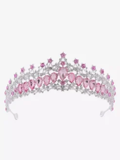 Diadèmes vintage pour femmes en alliage et strass accessoire de tête rétro élégant