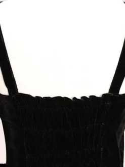 Douce Lolita JSK Robe Velours Lacet Ruffle Lolita Pull Jupes Bordeaux