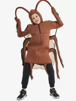 Enfants Halloween Costumes Café Marron Polyester Cafard Cosplay Combinaison Costume De Vacances