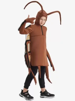 Enfants Halloween Costumes Café Marron Polyester Cafard Cosplay Combinaison Costume De Vacances