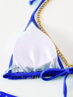 Ensemble bikini dos nu et cache-maillot de bain 3 pièces à imprimé léopard 2026