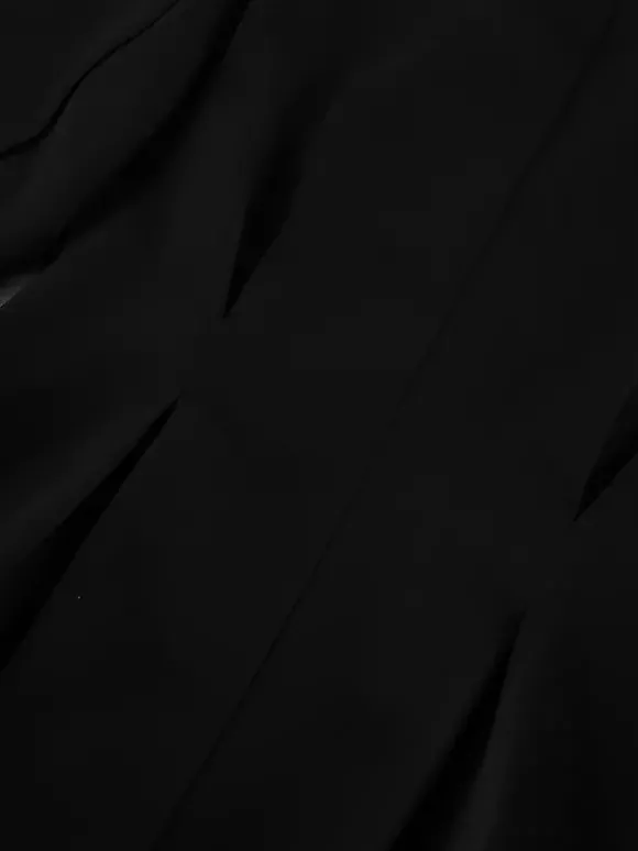 Ensemble blazer sablier pour femme - Tailleur péplum noir style vintage avec mini-jupe - Tenue de travail printemps 2026