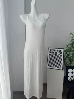 Ensemble coordonné 3 pièces en maille : robe maxi cardigan long et robe nuisette pour femme (collection 2026)