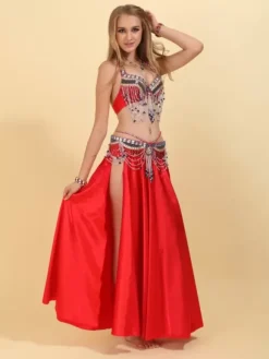 Ensemble de danse du ventre 3 pièces pour femme