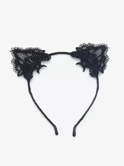 Ensemble de déguisement sexy Accessoires Masque pour les yeux pour femmes fête en dentelle noire