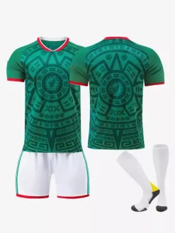 Ensemble de maillot domicile 3 pièces 2026 personnalisable avec les couleurs du contact vêtements de sport pour adultes et enfants