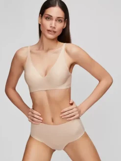 Ensemble de soutien-gorge et culotte amovibles confortables sans coutures pour poitrine large