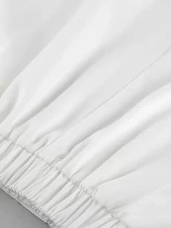 Ensemble deux pièces pour femme : haut cache-c艙ur à col en V et jupe longue taille haute (collection 2026)