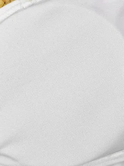 Ensemble maillot de bain noir sexy en dentelle sans bretelles dos nu jupe longue et soutien-gorge.