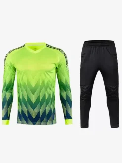 Ensemble Maillot De Gardien De But Football Hommes Personnalisation Entraînement