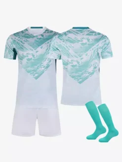 Ensemble personnalisé 3 pièces maillot extérieur de l'équipe nationale 25/26 manches courtes
