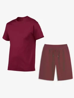 Ensemble Sport Décontracté T-Shirt Manches Courtes Short Confortable Homme