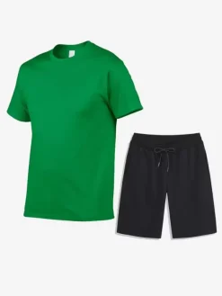 Ensemble Sport Décontracté T-Shirt Manches Courtes Short Confortable Homme