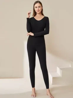 Ensemble de sous-vêtements thermiques longs pour femmes 2026