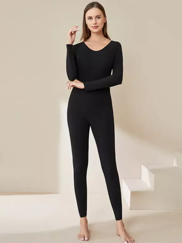 Ensemble de sous-vêtements thermiques longs pour femmes 2026