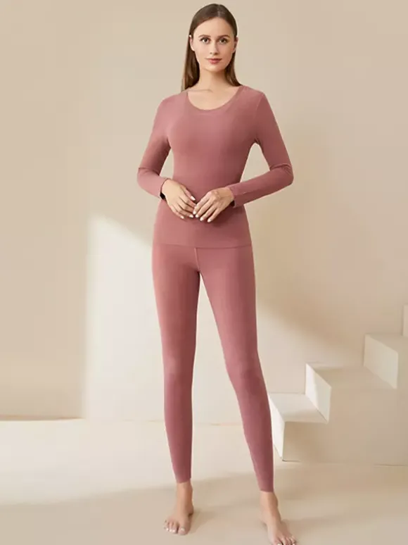 Ensemble de sous-vêtements thermiques longs pour femmes 2026