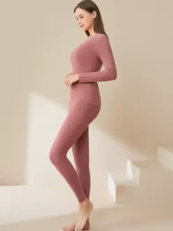 Ensemble de sous-vêtements thermiques longs pour femmes 2026