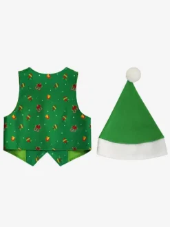 Ensemble Déguisement Vêtements Elfe De Cosplay De Noël Enfants