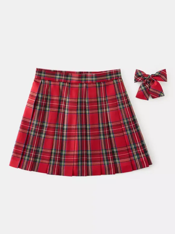 Ensemble Lolita d'uniforme scolaire japonais manteau chemise et jupe à carreaux gris à manches longues