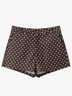 Ensemble 2 pièces à pois pour femme - Veste courte décontractée et short - Collection streetwear printemps 2026