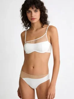 Ensembles de lingerie 2 pièces soutien-gorge et culotte noirs découpés