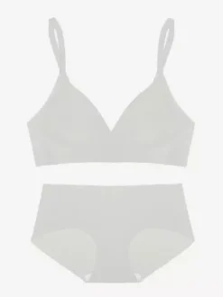 Ensembles soutien-gorge et culotte 2 pièces de lingerie verte