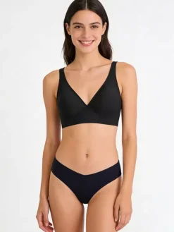 Ensembles soutien-gorge et culotte 2 pièces de lingerie verte