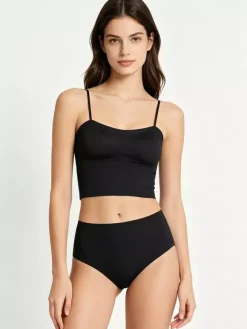 Ensembles de lingerie 2 pièces vert soutien-gorge et culotte